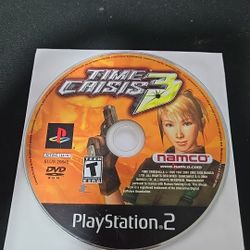 Sony PlayStation 2 PS2 Disc Only Time Crisis 3 Video Game Shooter- RESURFACED 