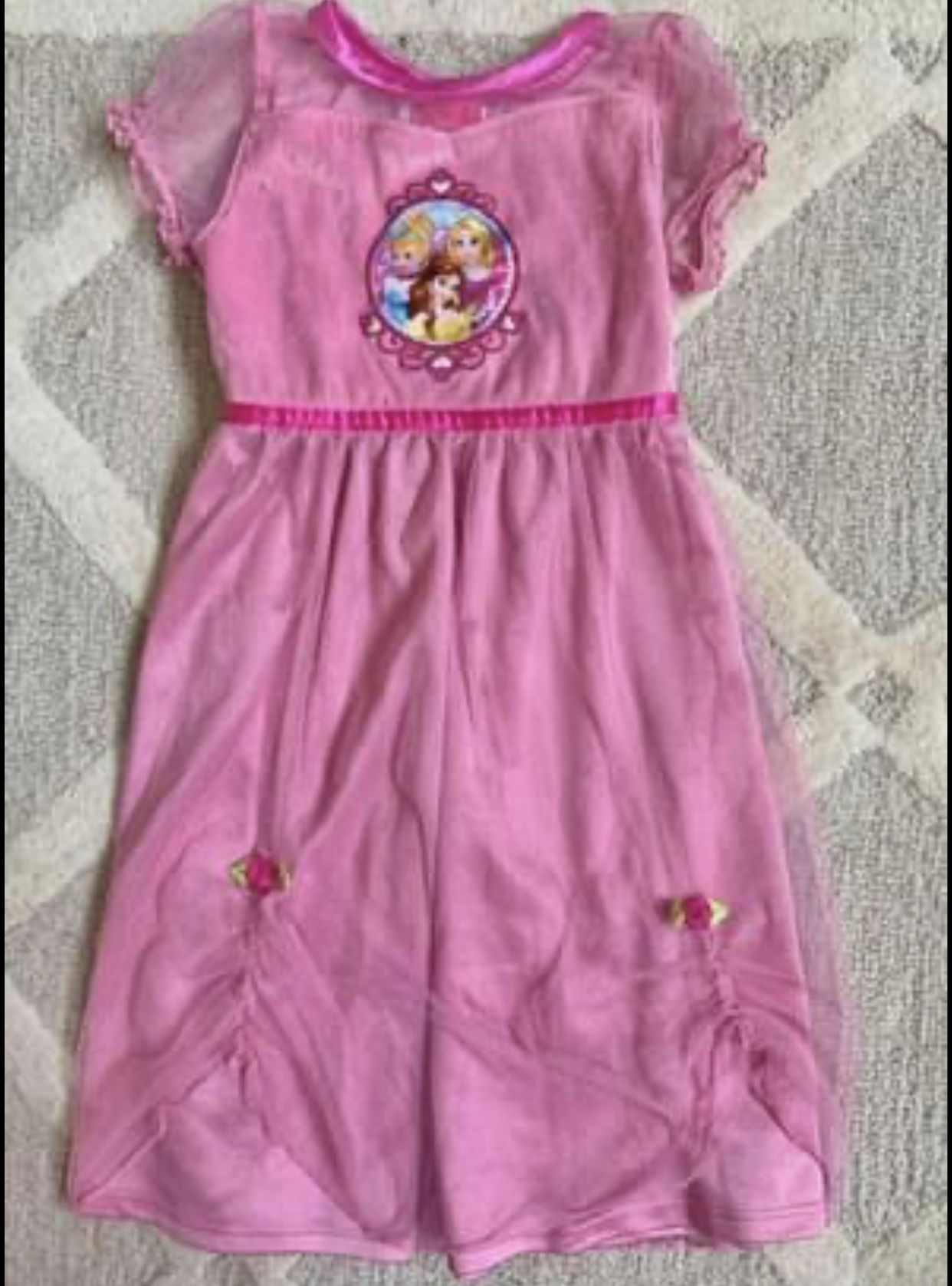 Pink Fantasy Disney Princess Nightgown-2T