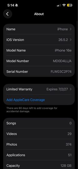 iPhone 16e