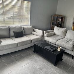 Cute Midcentury Modern Couch and Loveseat!