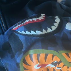 Dark blue Authentic bape Sweater 