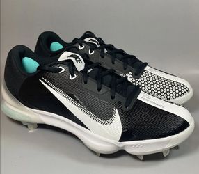 Brand New Nike Trout Pro 7 Baseball Cleats Black White Metal Men Sizes 7, 7.5, 8.5