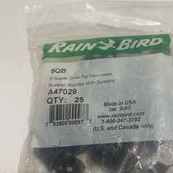 Rainbird 5qb bubbler nozzles 25 pieces new