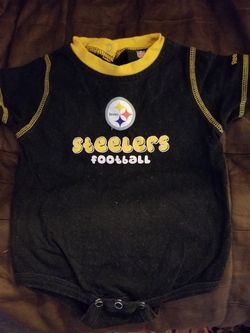 Baby Pittsburgh Steelers onsie