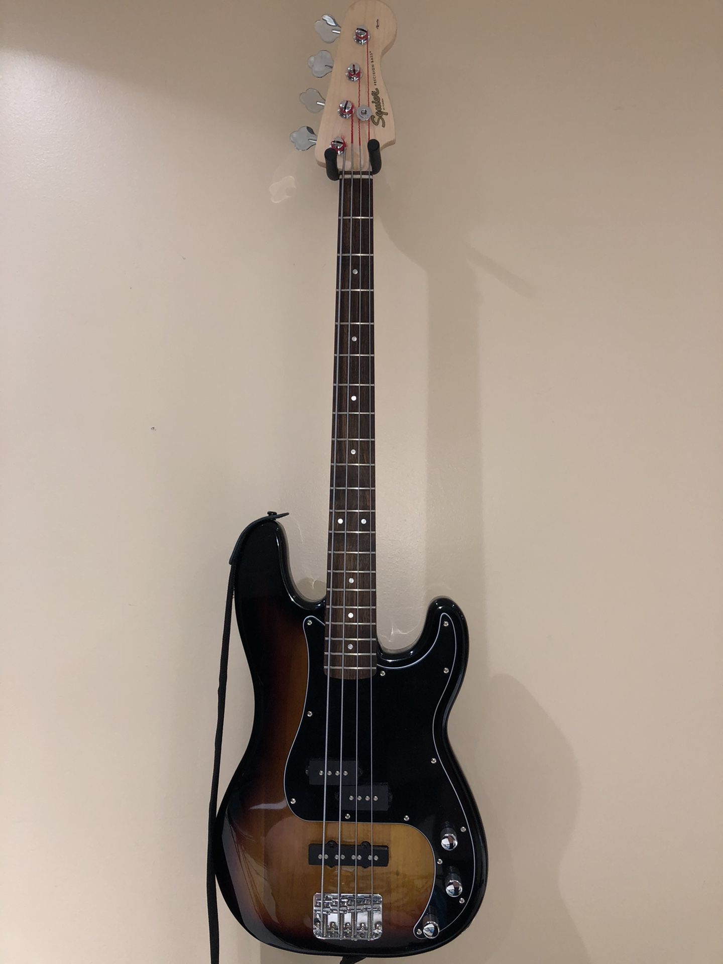 Fender Squire precision bass guitar