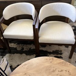 Set of 2 New dining chairs