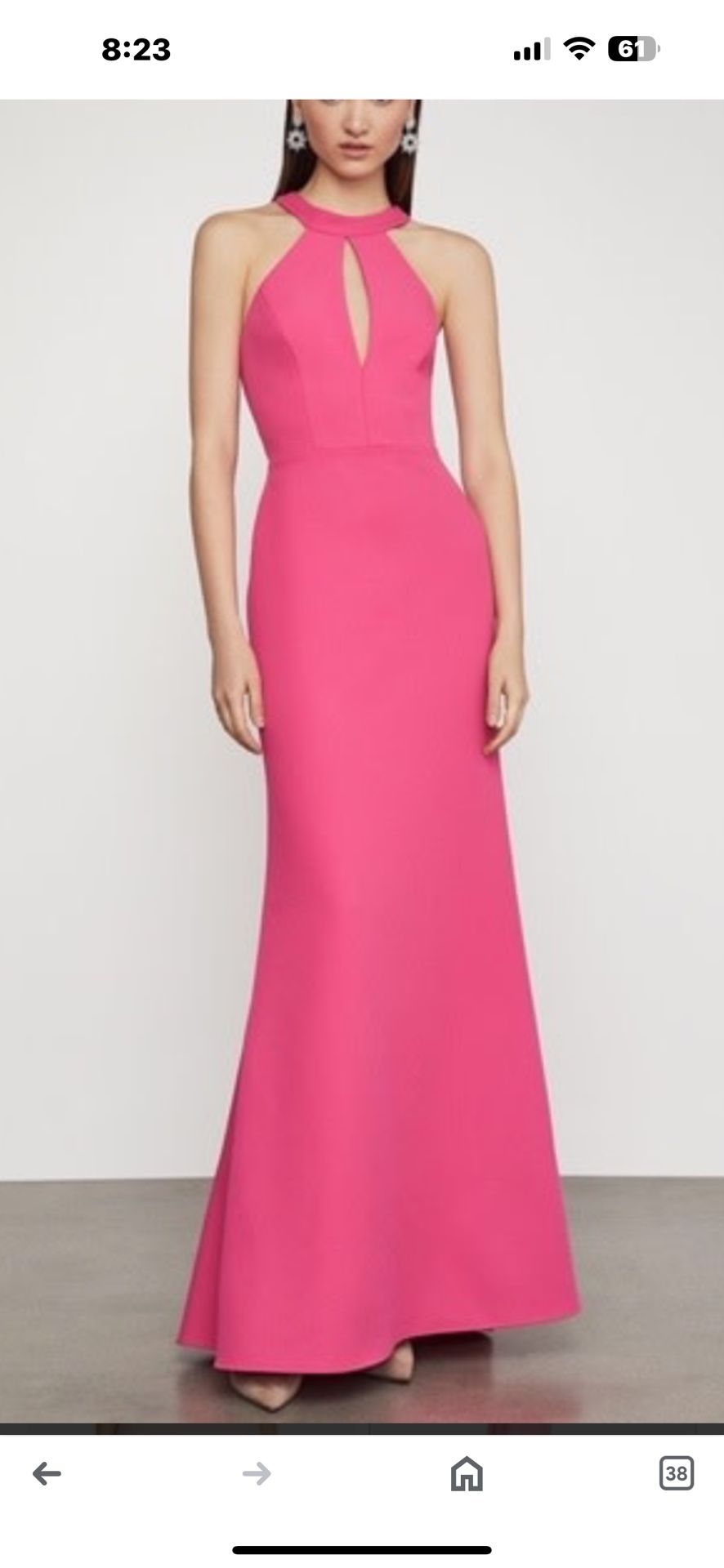 Hot Pink XL Dress Maxi
