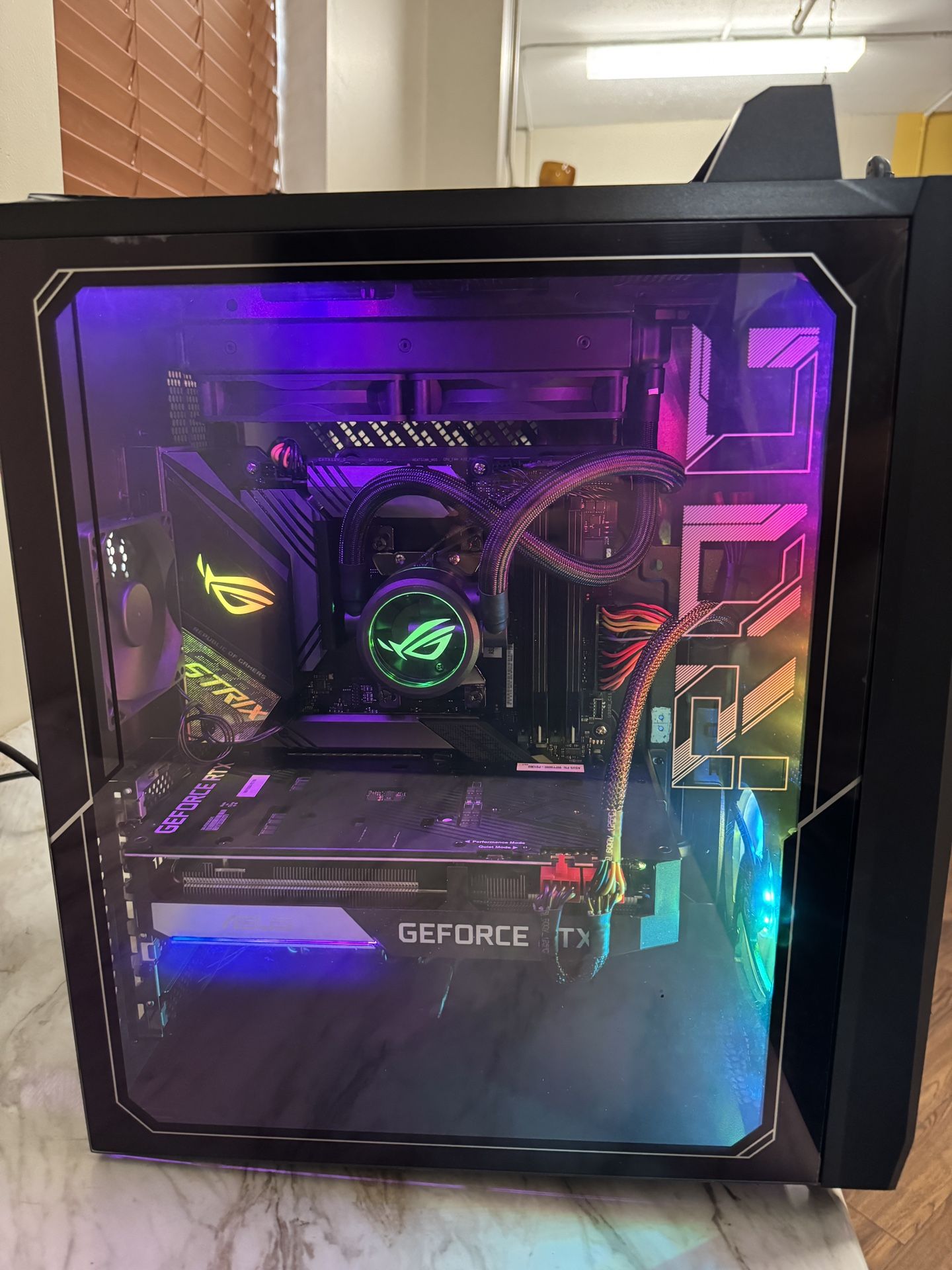 ASUS ROG Strix GA35DX Gaming PC AMD Ryzen 7 5800X 32GB 1TB SSD 6TB HDD RTX 3070 W11 Pro - Brand New