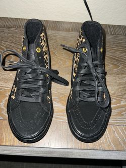 Vans Skate Sk8-Hi Deco Cher Strauberry Cheetah Men's Size 3.5, Women’s Size 5, Youth Size 