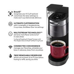 K-Supreme Plus® SMART Single Serve Coffee Maker