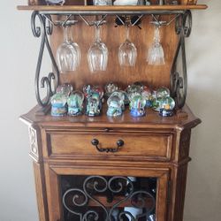 Vintage Wine Cabinet 