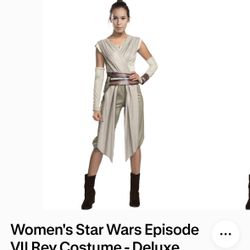 Rey Star Wars costume (size large)
