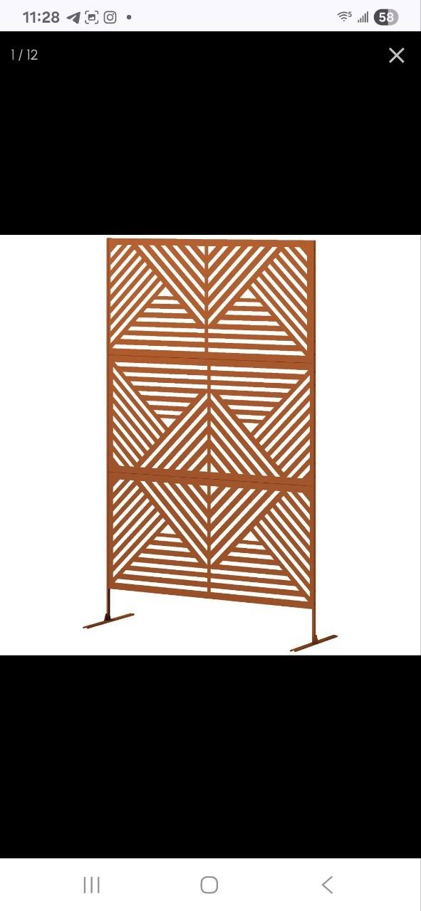 Decorative Privacy Fence Screen