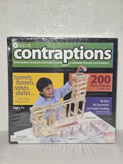 Keva Contraptions 200 Pine Planks Wooden Block Construction Set MindWare