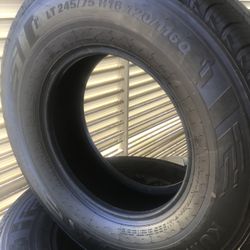 New 2025 Kumho Crugen HT51 LT 245 75 R 16 Load E 10 Ply. New MBZ Sprinter Take Off. New. $575 Set Of 4