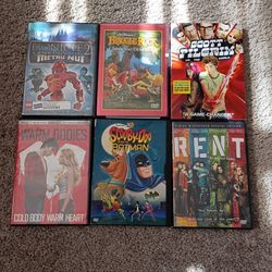 6 DVD Mix Lot