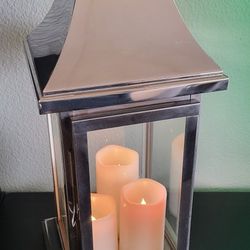 Pottery Barn Metal  18" Candle Holder