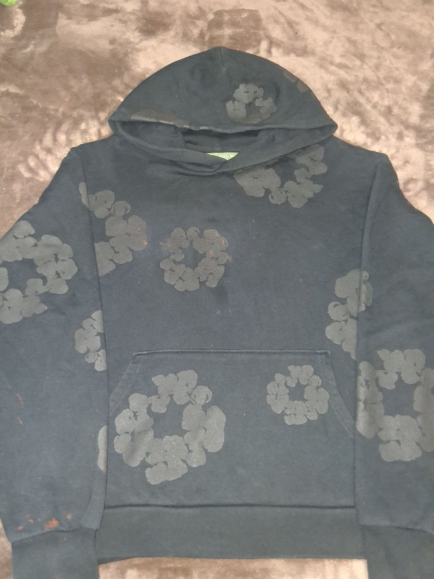 DENIM TEARS, size small, has small paint stains