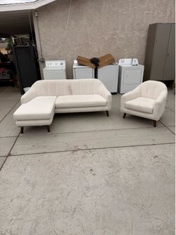 SOFA COMPANY Sectional Couch Set with Side Chair -