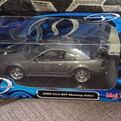 Rare 😍Maisto 2003 '03 Ford Mustang Cobra SVT Terminator Gray 1:18 Special Edition