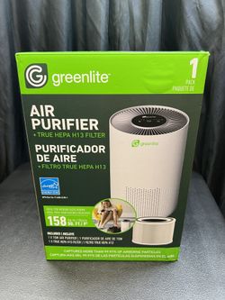 Greenlite Air Purifier G-Pure-15W with True HEPA Filter 158 Sq Ft NIB