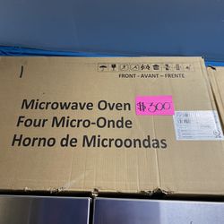 🥰 BEAUTIFUL 😻 MICROWAVE OVEN SSTEEL FRIGIDAIRE 