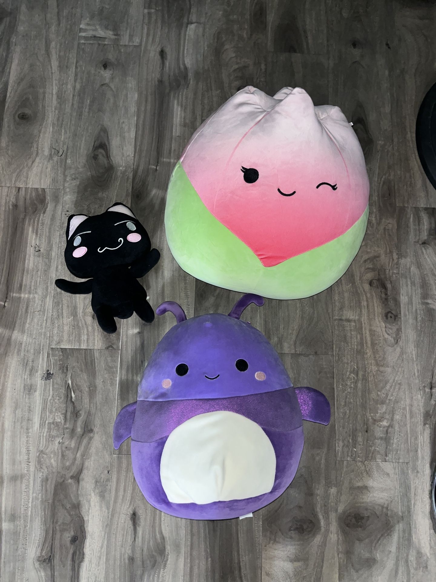 3 Squishmallows Stuffed Animals