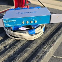 4port Rack mount KVM