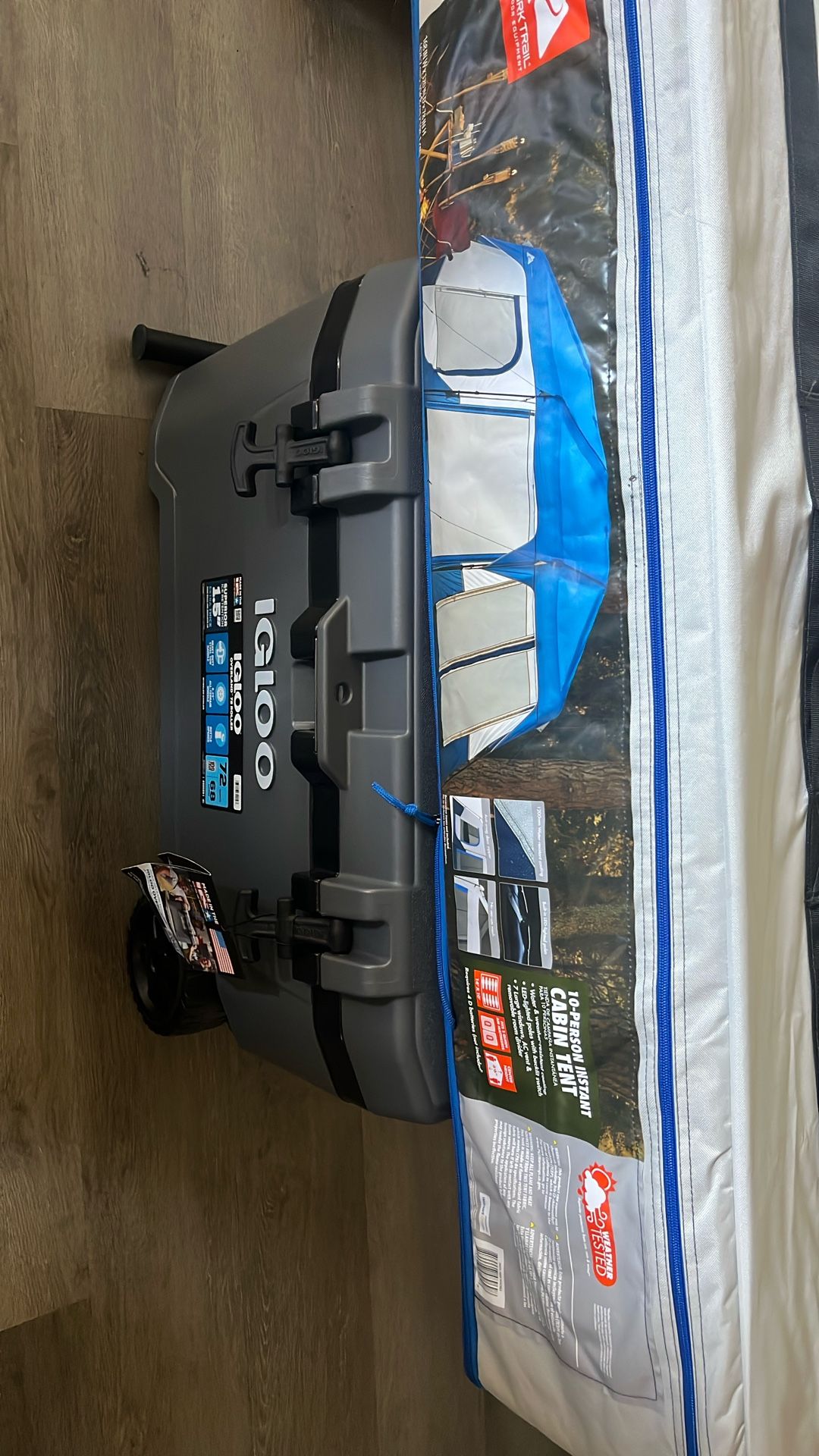 10 People Tent And Cooler