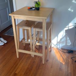 IKEA high Top Wooden Table 