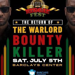 Bounty killer VIP Tickets  Barclays Center July 5th Reggae 