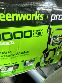 Green works Pro Electric Pressure Washer 