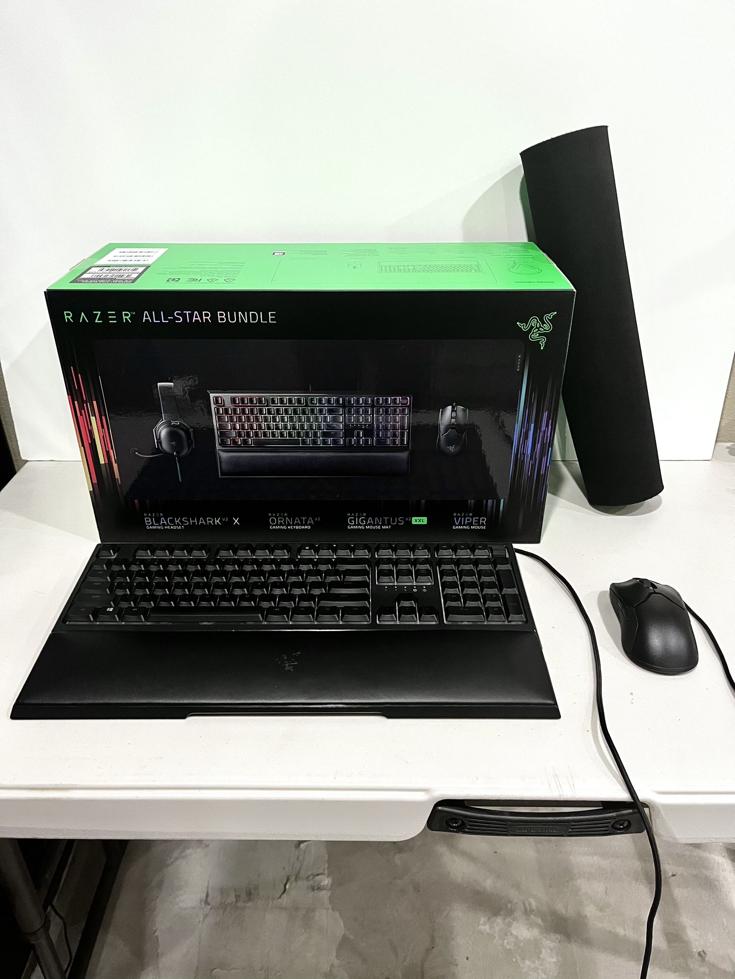 Razer All-Star Gaming Bundle W/ Headset, Mouse, Keyboard & Mousepad