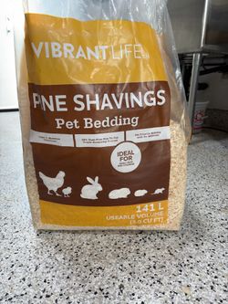 Vibrant Life Pine Shavings, half full, Half Price