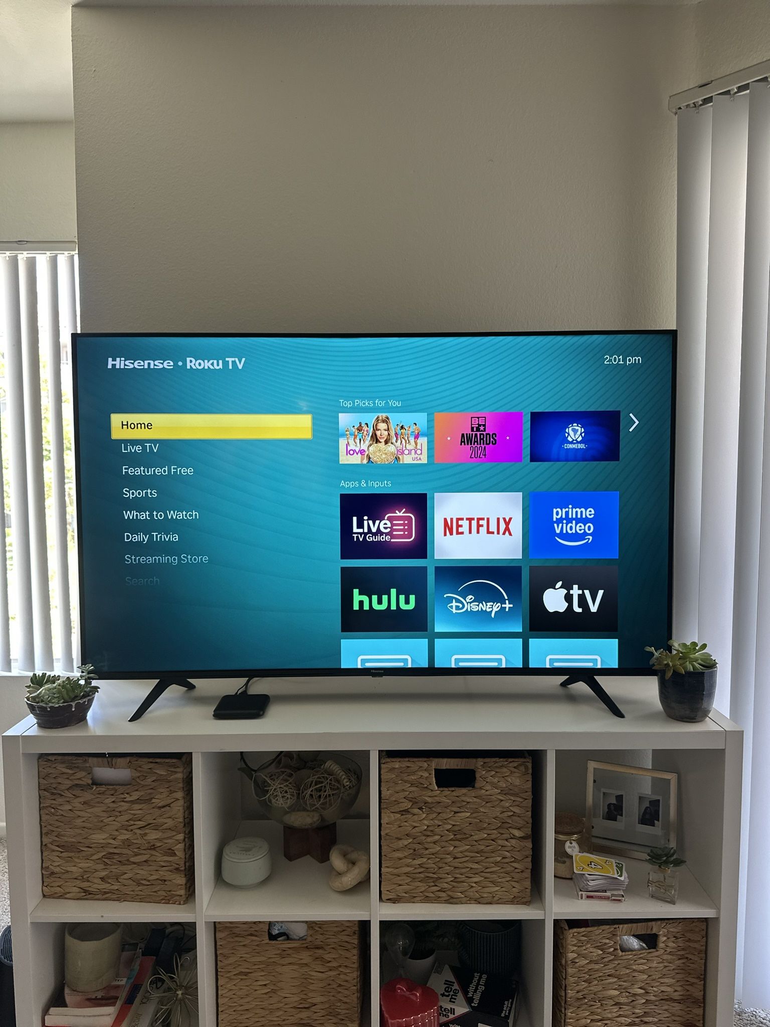 Hisense Roku Smart TV – 55” – $195