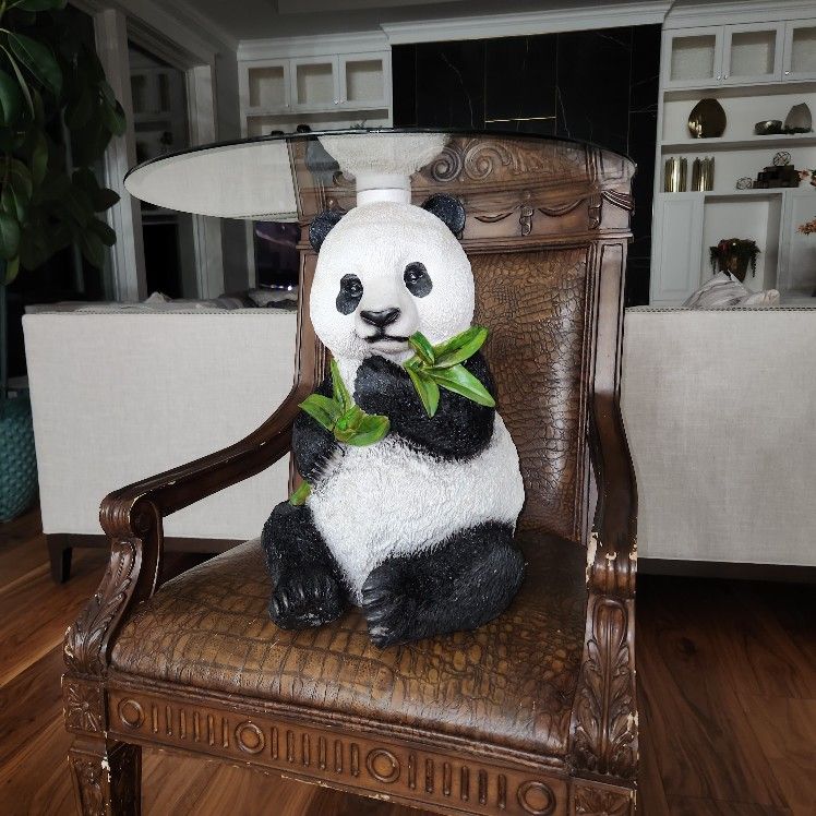 Panda Glass Table