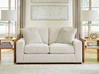Evanley Linen Loveseat