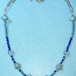 "I've Got The Blues" necklace