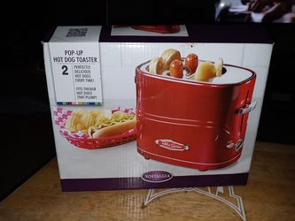 Pop up hot dog toaster