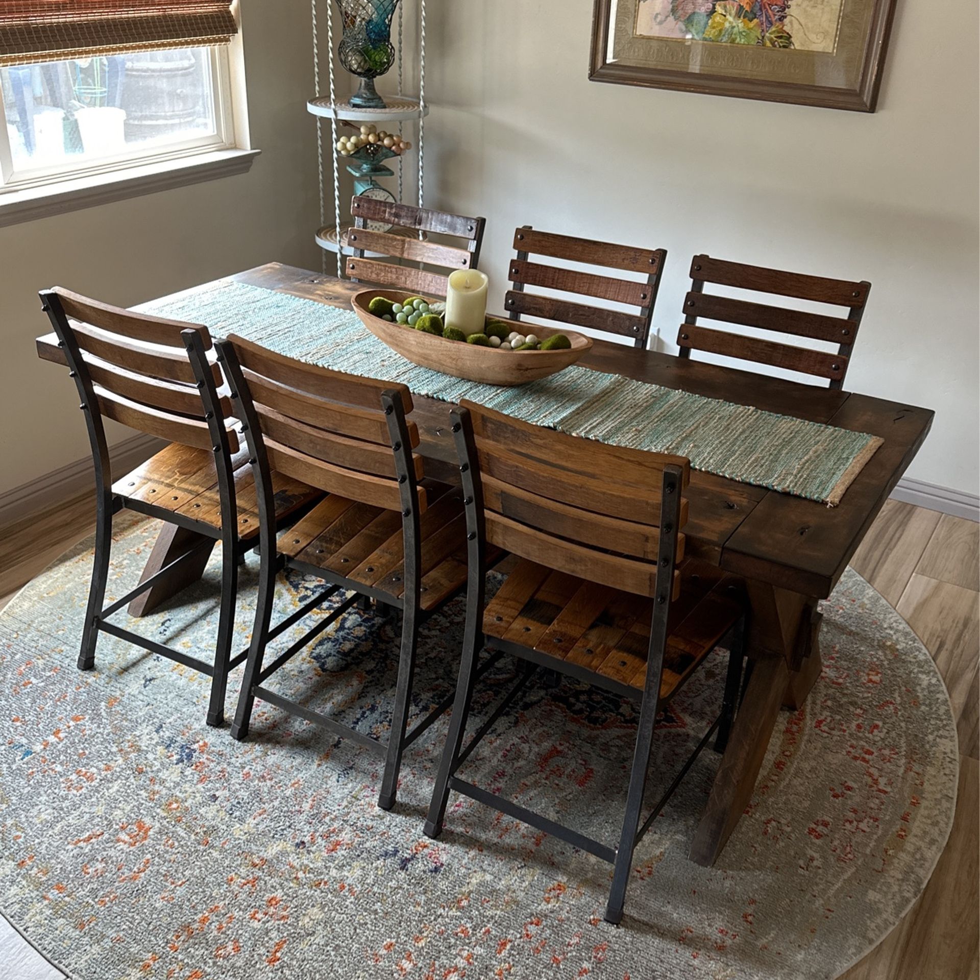 Dining Room Table with 6 Chairs