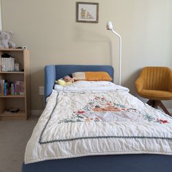 IKEA Twin Size Sofa Bed, Including Two Twin Size Mattresses And One Waterproof Fitted Cover