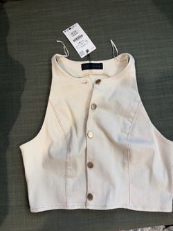 Brand new Zara Crop Top with bottom