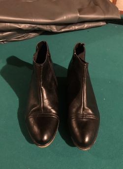 Black low quarter boots