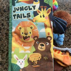 Baby First Cloth Books Jungle Tail&Marine Life 