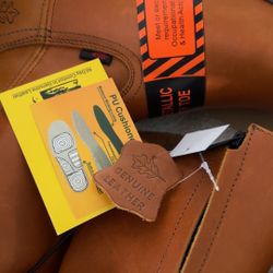 Men Brand New Special Leather Authentic Boots In Box