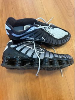 NIB Nike Shox TL Black/White-Pure Platinum size 8 men’s / 41 EU.