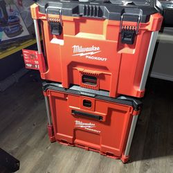 Milwaukee Packout Rolling Drawer Tool Box + XL Tool Box