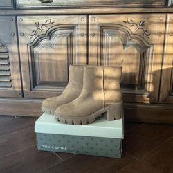 Sun+Stone Suede Boots