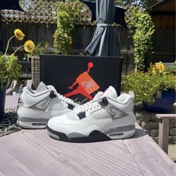 Jordan 4 White Cement 