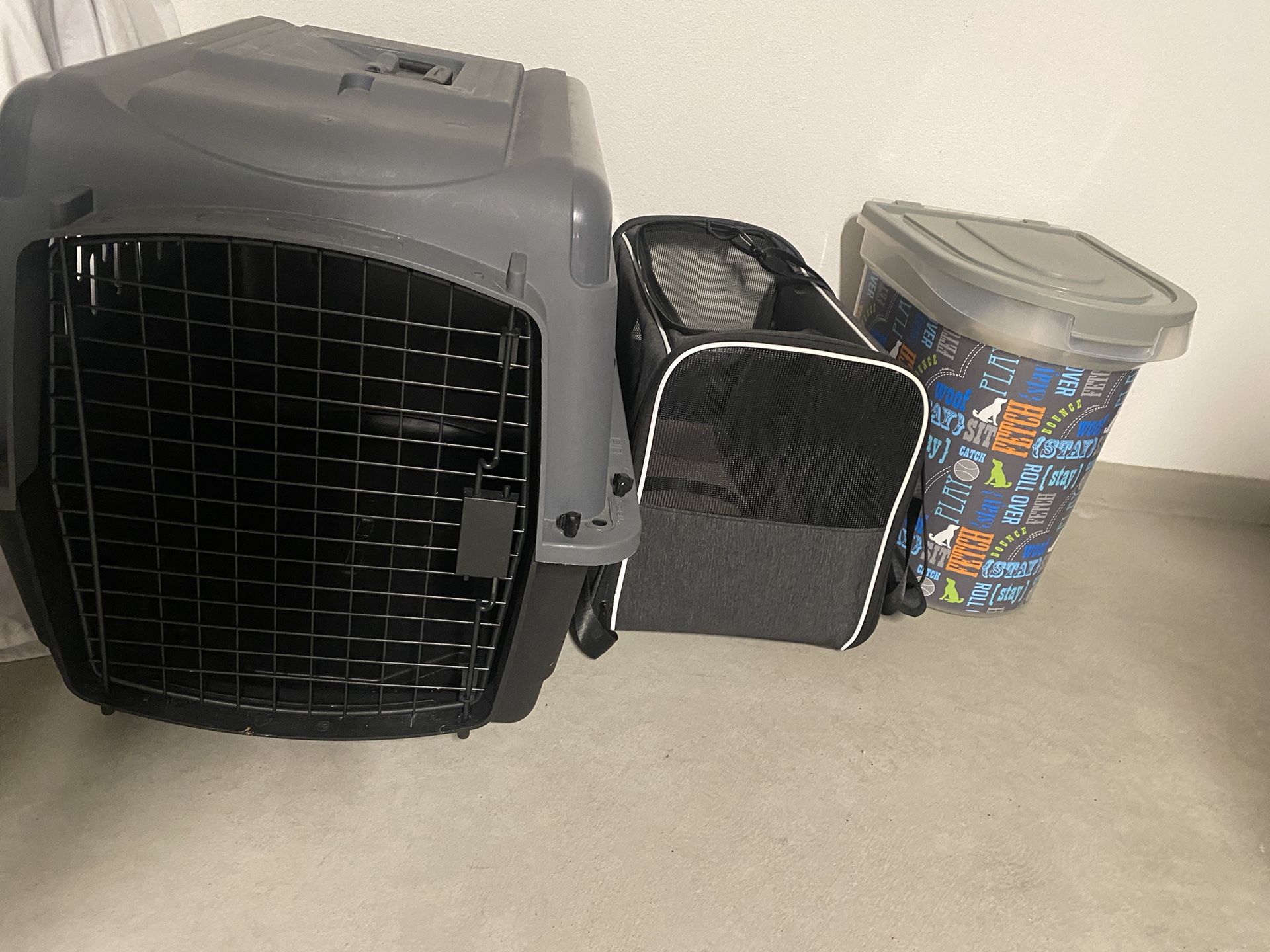 Dog Crate/ Food Container / Travel Bag 